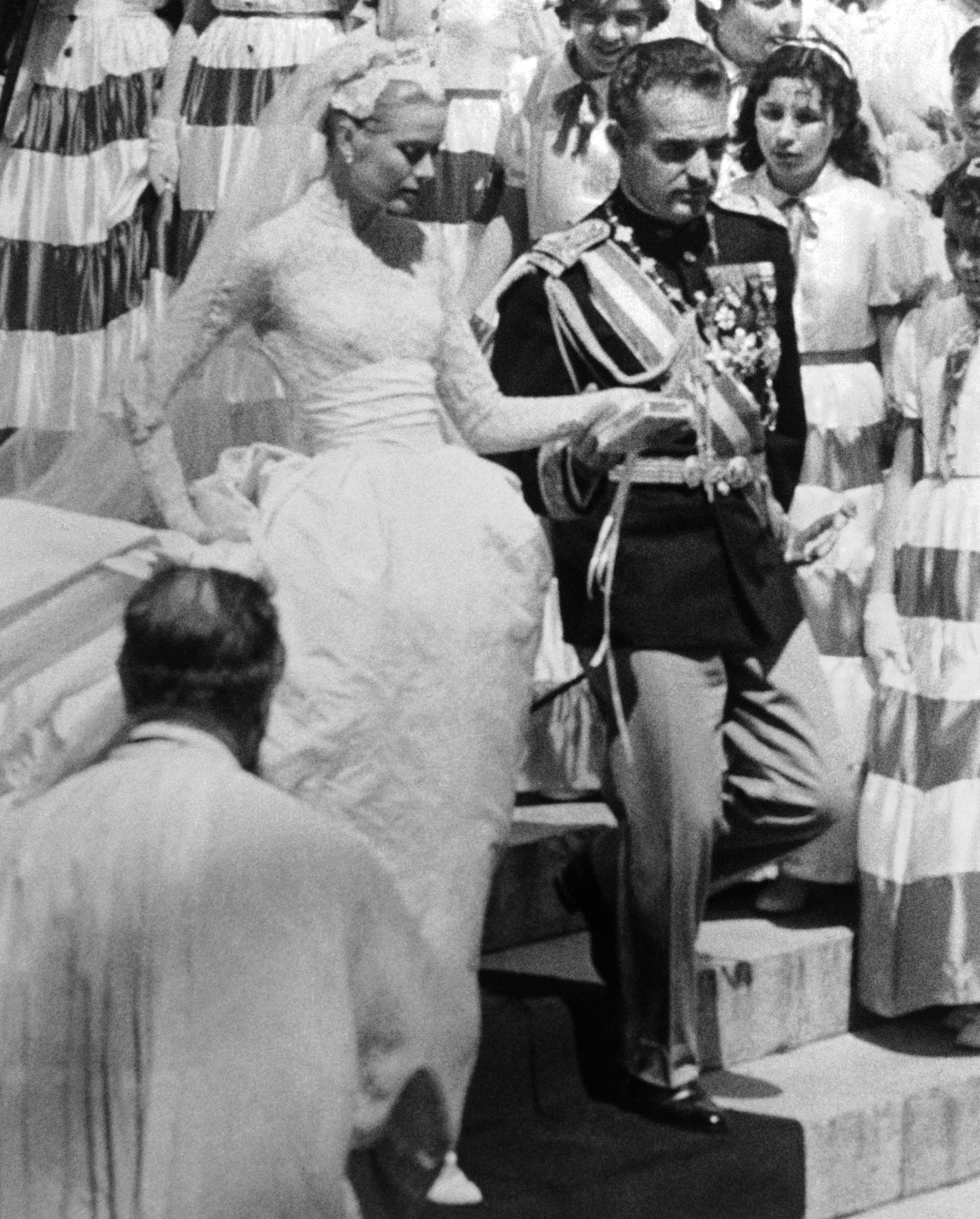 1956: Prince Rainier and Grace Kelly